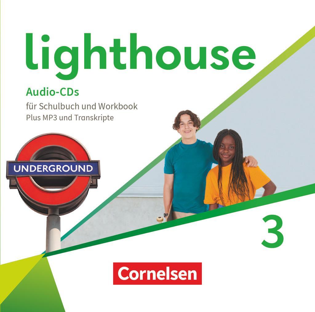 Cover: 9783060365470 | Lighthouse Band 3: 7. Schuljahr - Audio-CDs für Schulbuch und Workbook