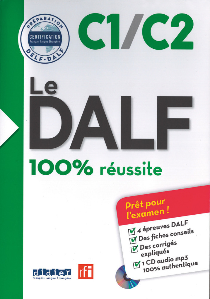 Cover: 9782278087945 | Le DALF - 100% réussite - C1/C2 | Buch mit MP3-CD | Chapiro | Buch