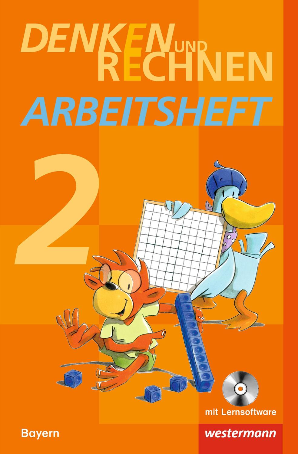 Cover: 9783141210279 | Denken und Rechnen 2. Arbeitsheft mit CD-ROM. Grundschulen. Bayern