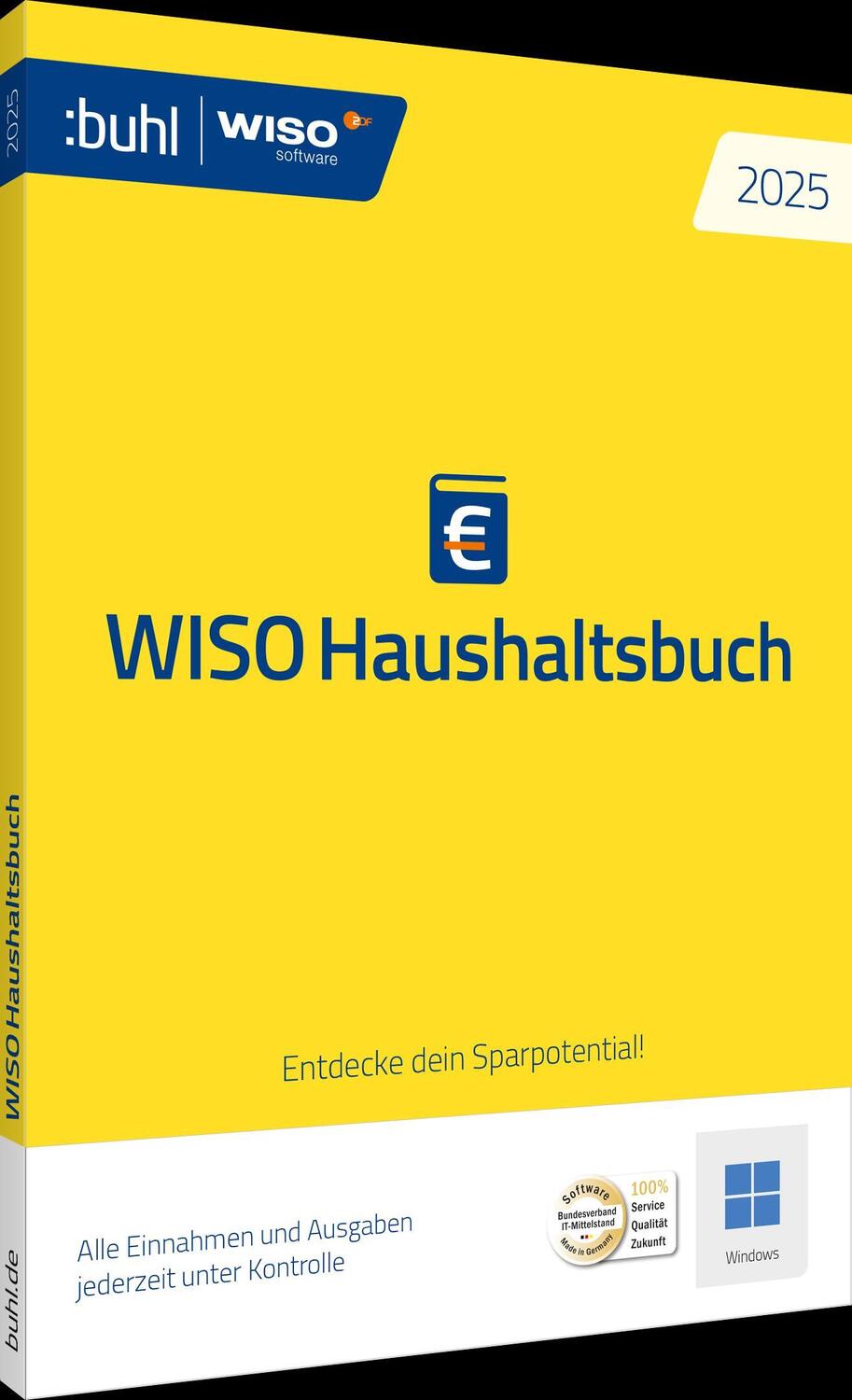 Cover: 4011282005764 | WISO Haushaltsbuch 2025 | Entdecke dein Sparpotential | GmbH | CD-ROM