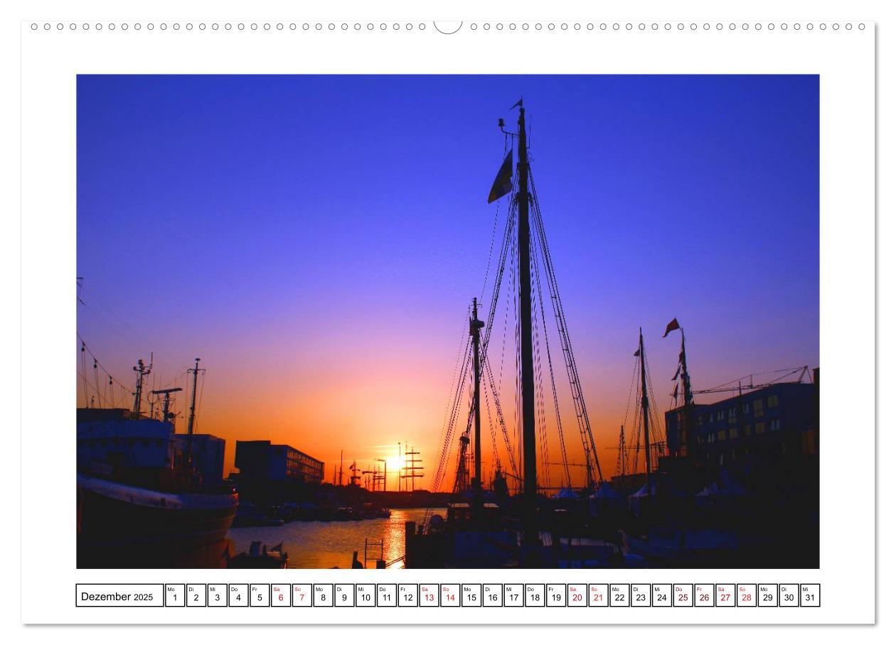 Bild: 9783435580378 | Windjammer - Bremerhaven (Wandkalender 2025 DIN A2 quer), CALVENDO...