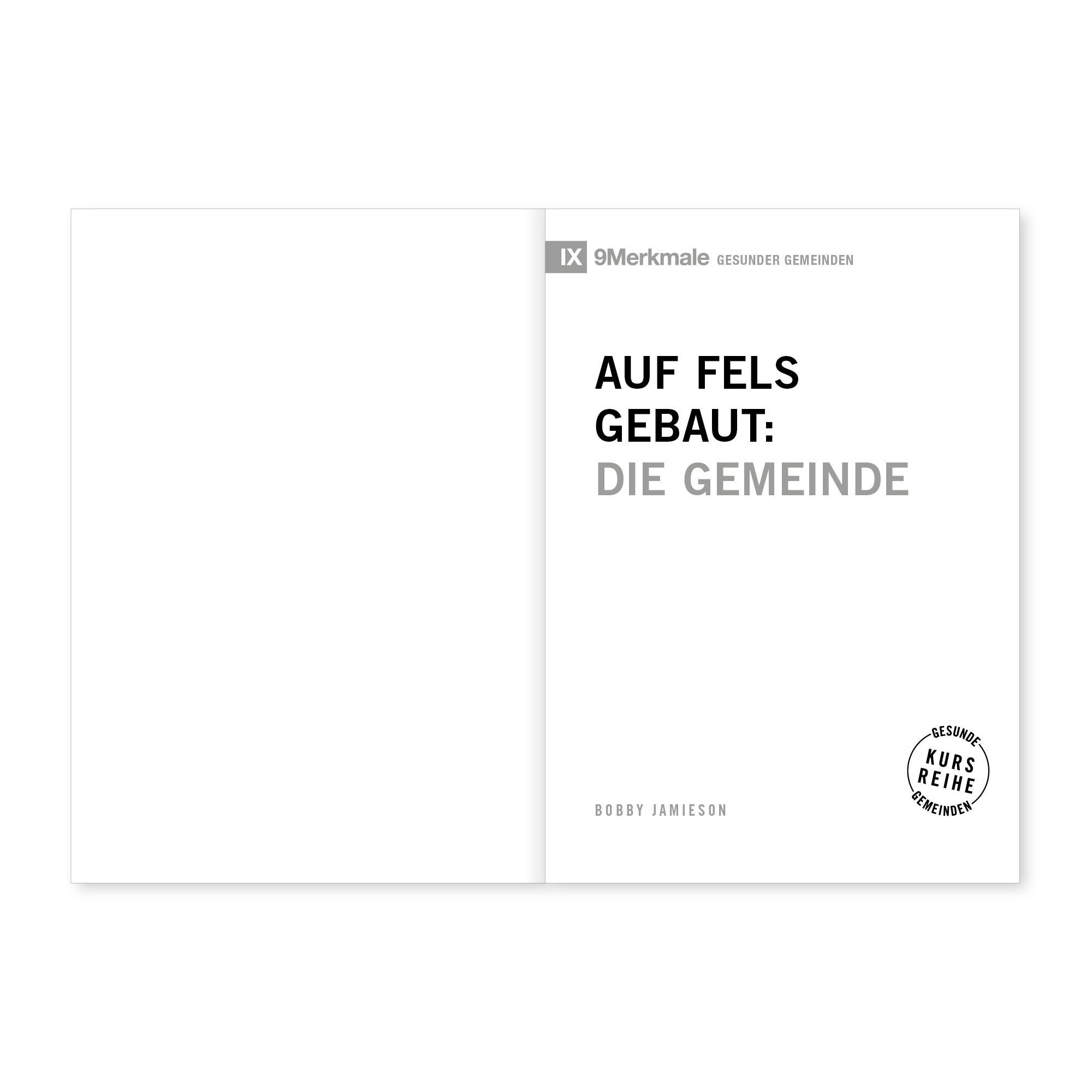 Bild: 9783986652630 | Auf Fels gebaut | Die Gemeinde | Bobby Jamieson | Taschenbuch | 73 S.