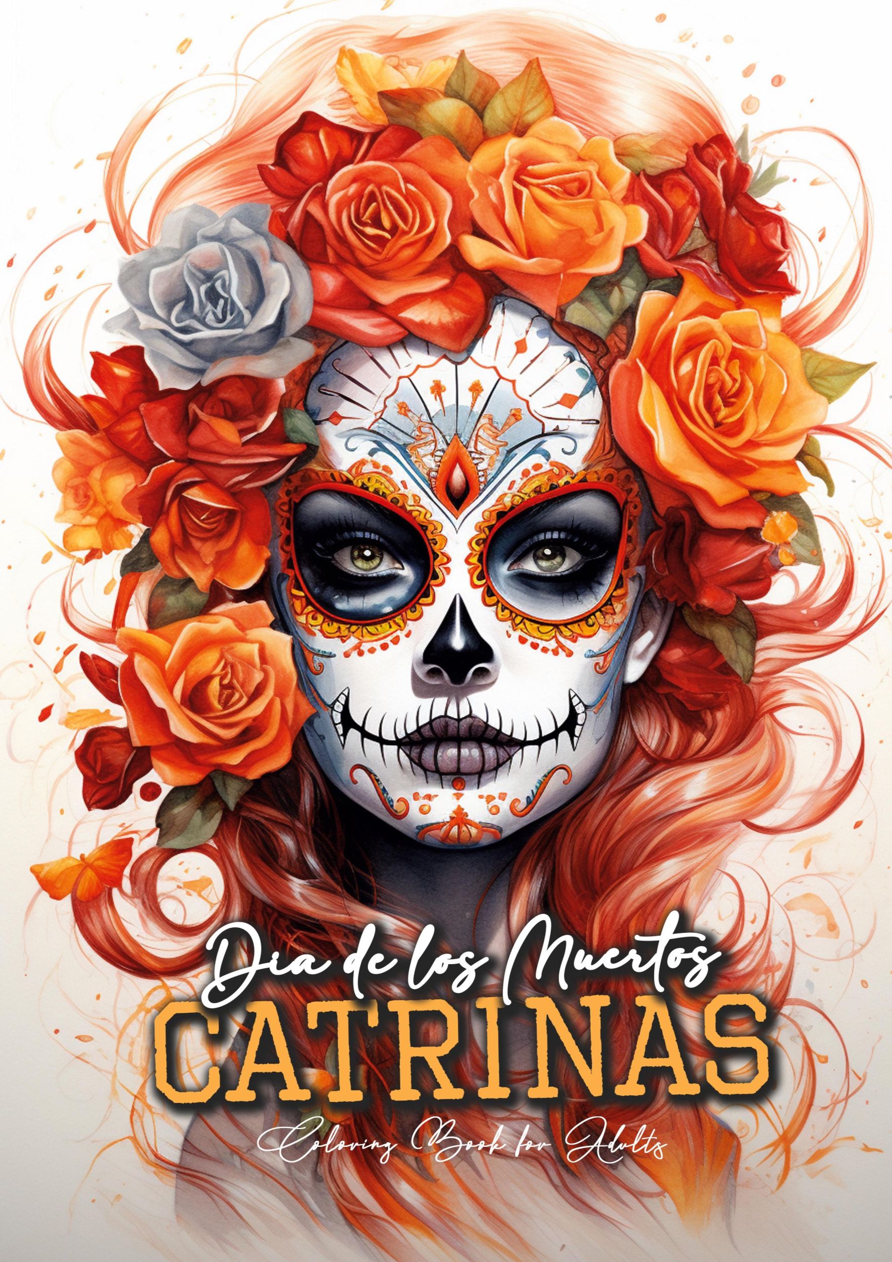 Cover: 9783758404214 | Dia de los Muertos Catrinas Coloring Book for Adults | Publishing