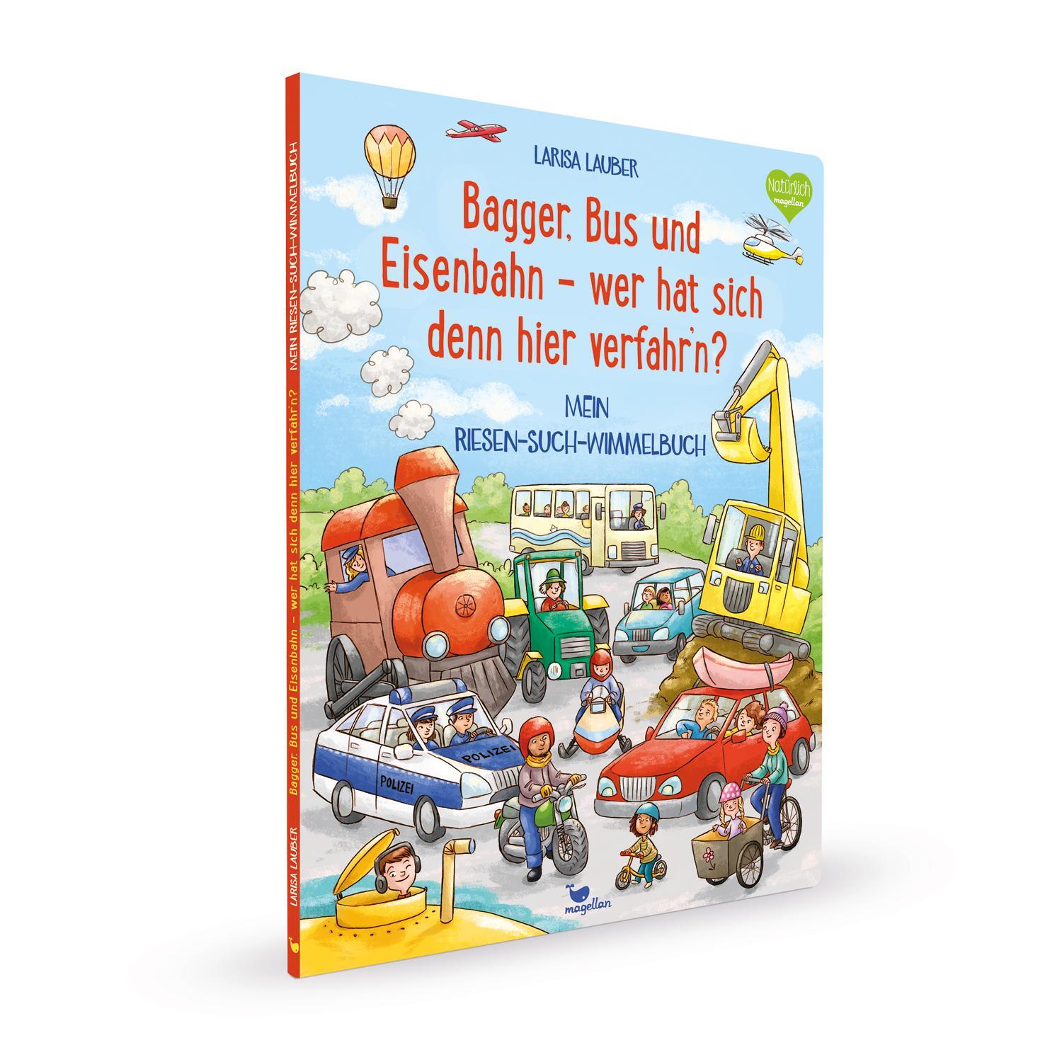 Bild: 9783734815416 | Bagger, Bus und Eisenbahn - wer hat sich denn hier verfahr'n? | Buch