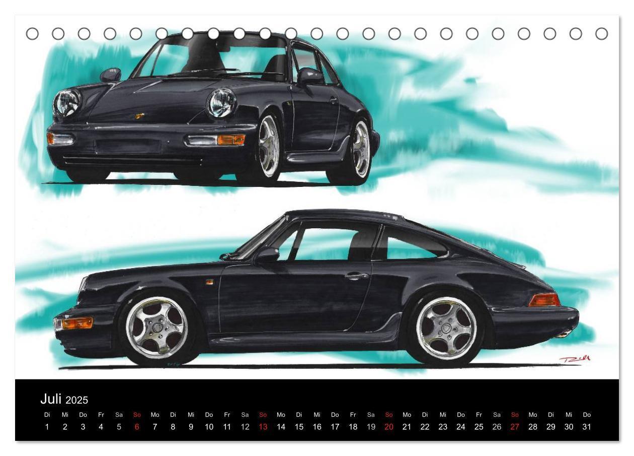 Bild: 9783435497973 | Porsche inspired Artwork by Reinhold Art´s (Tischkalender 2025 DIN...