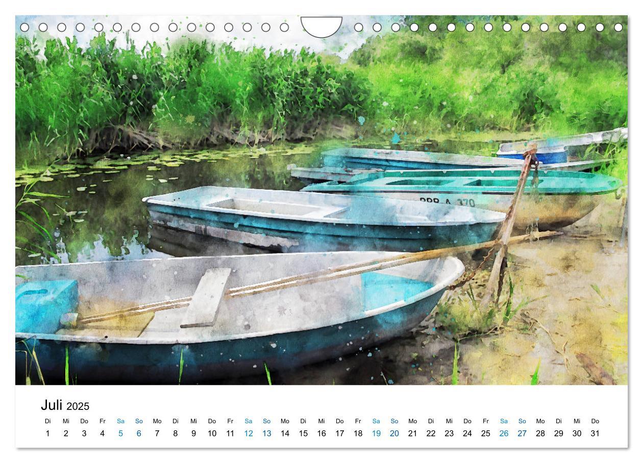 Bild: 9783435143474 | Havelland in Aquarell (Wandkalender 2025 DIN A4 quer), CALVENDO...