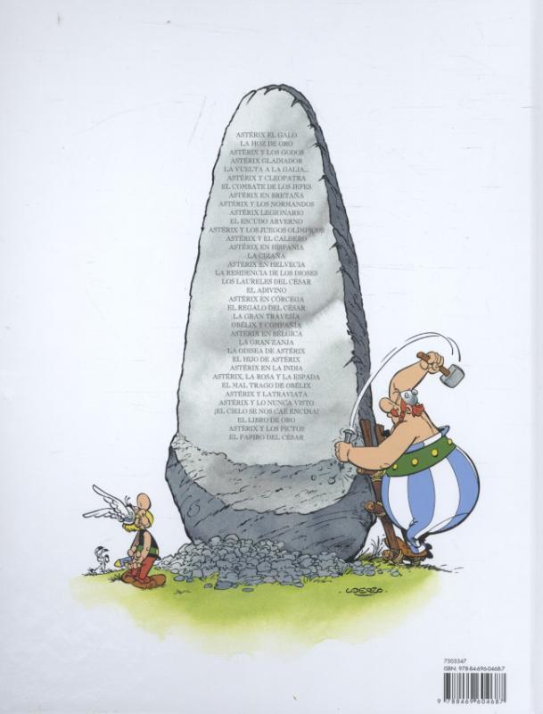 Rückseite: 9788469604687 | Asterix 36. El papiro del César | Jean-Yves Ferri (u. a.) | Buch