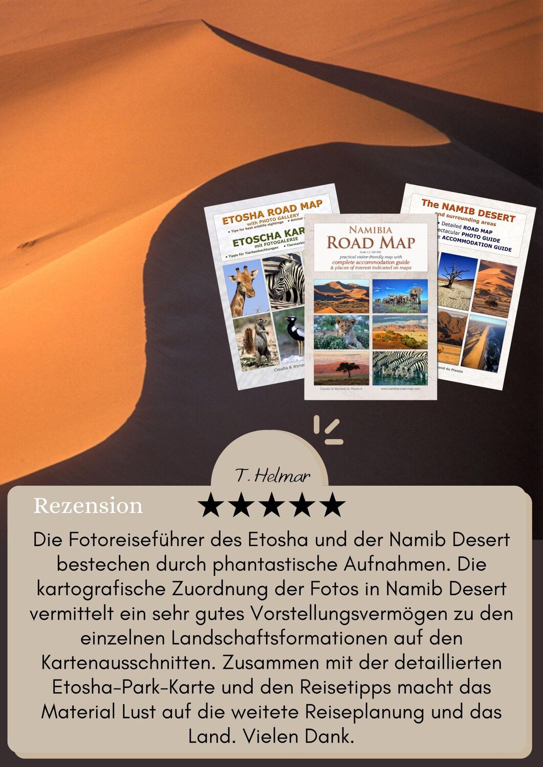 Bild: 9783947895441 | Das komplette Kartenset NAMIBIA Plus (4-teilig) | Plessis (u. a.)