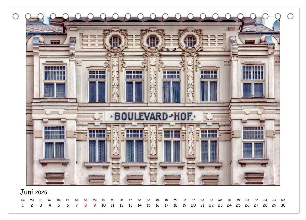 Bild: 9783435254699 | Wiener Jugendstil-Fassaden (Tischkalender 2025 DIN A5 quer),...