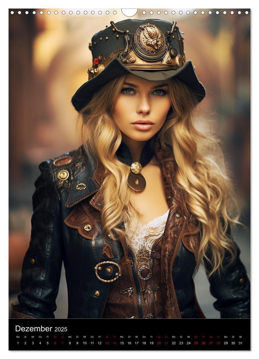 Bild: 9783435864157 | Steampunk. Faszinierend schöne Frauenportraits (Wandkalender 2025...