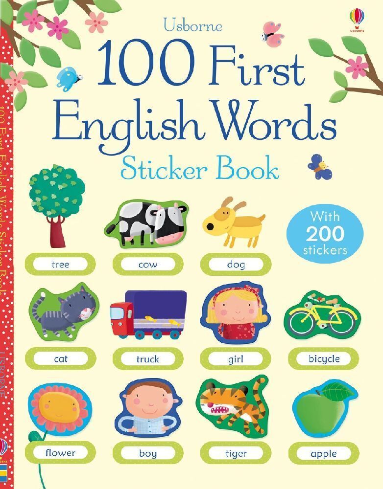 Cover: 9781409551539 | 100 First English Words Sticker Book | Felicity Brooks (u. a.) | Buch