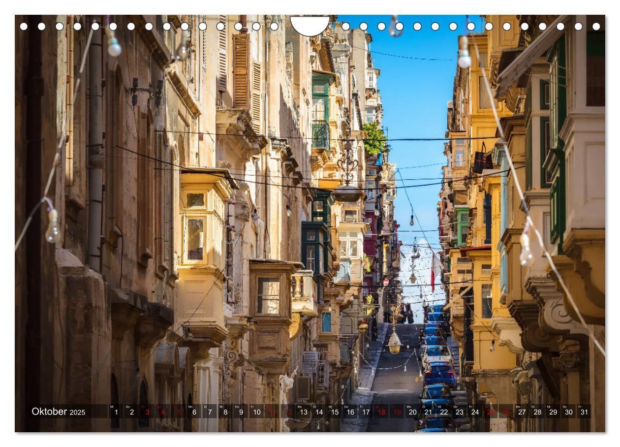 Bild: 9783435368204 | Valletta - Morbide Schönheit im Mittelmeer (Wandkalender 2025 DIN...