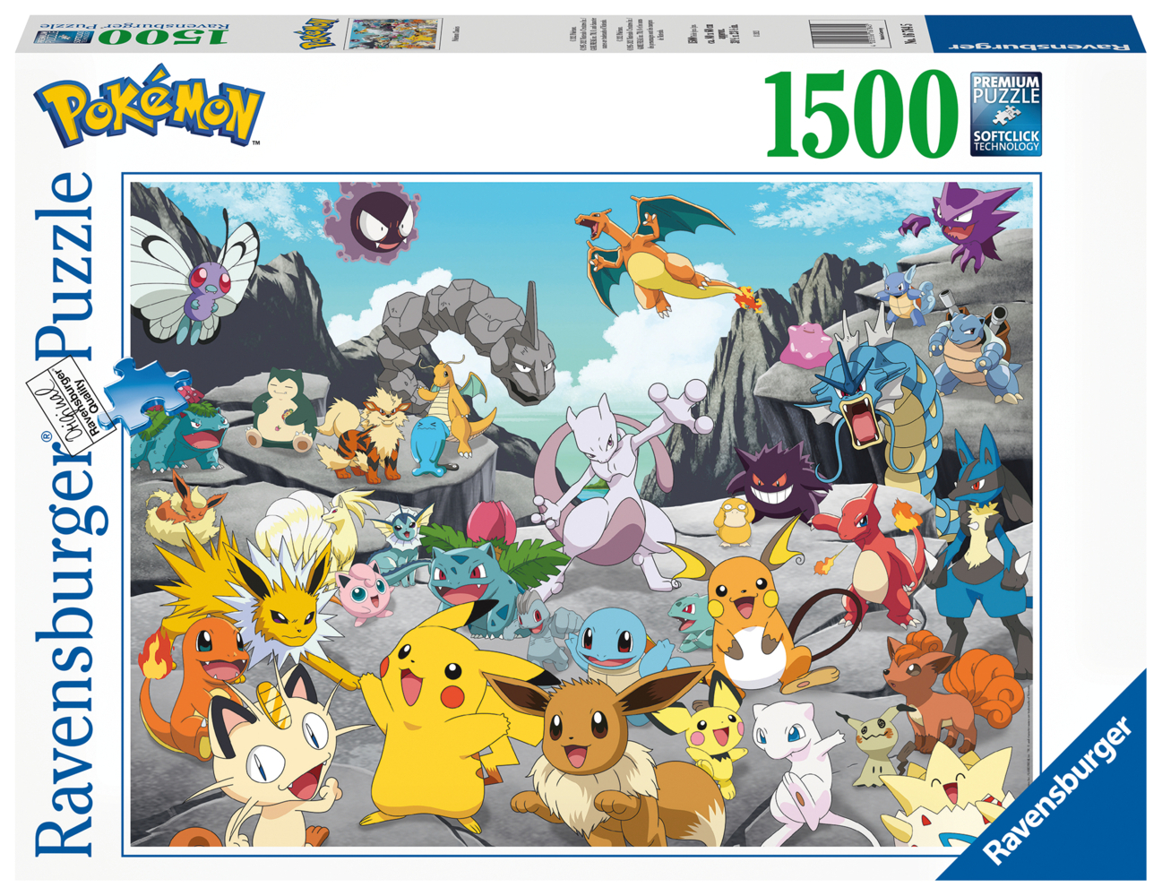Cover: 4005556167845 | Ravensburger Puzzle 16784 - Pokémon Classics - 1500 Teile Puzzle...