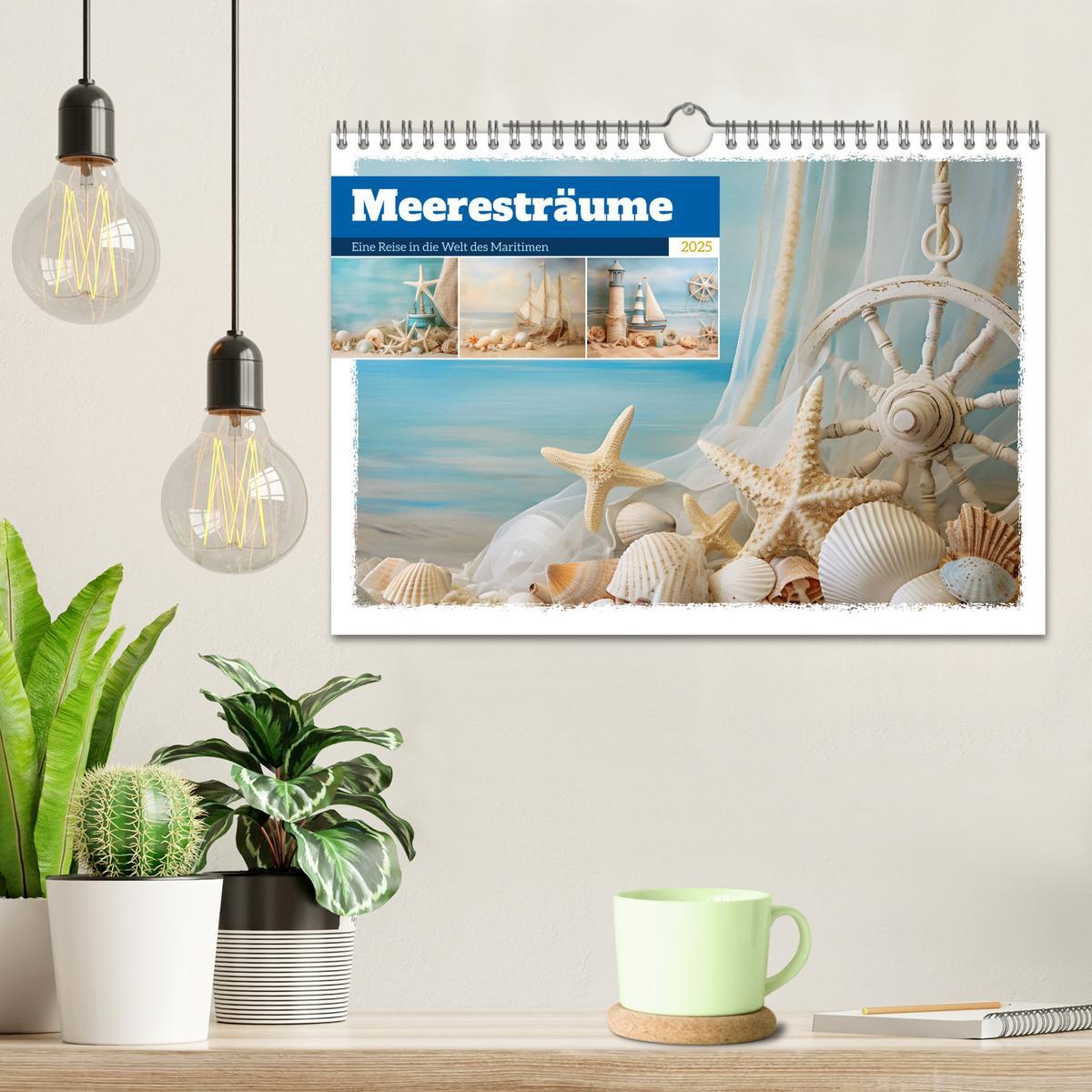 Bild: 9783383845260 | Meeresträume (Wandkalender 2025 DIN A4 quer), CALVENDO Monatskalender