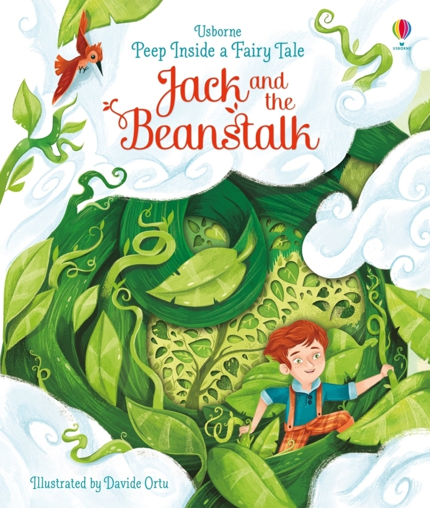 Cover: 9781474948555 | Peep Inside a Fairy Tale Jack and the Beanstalk | Anna Milbourne