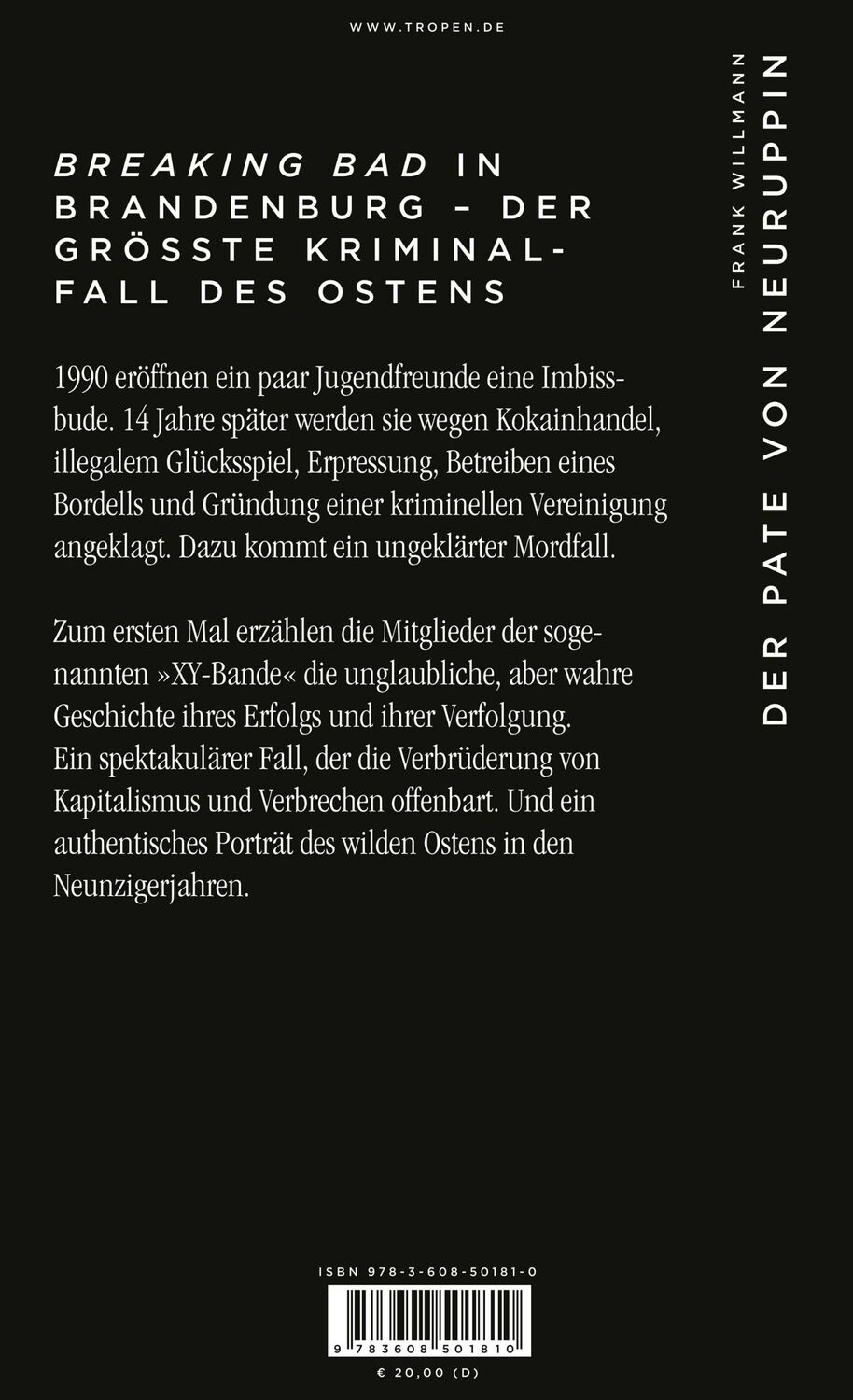 Rückseite: 9783608501810 | Der Pate von Neuruppin | Frank Willmann | Buch | 220 S. | Deutsch