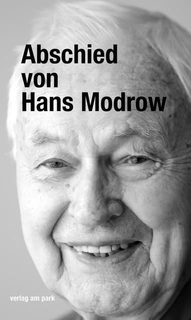 Cover: 9783897933743 | Abschied von Hans Modrow | Reden, Nachrufe und Kondolenzen | Lindner