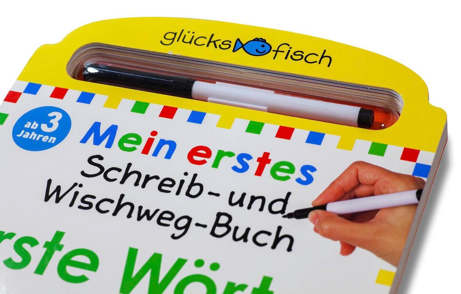 Bild: 9783737358477 | Glücksfisch: Mein erstes Schreib-und Wegwisch-Buch: Erste Wörter