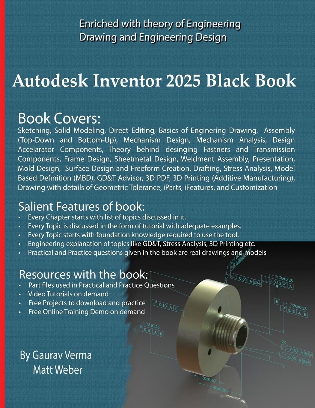 Cover: 9781774591420 | Autodesk Inventor 2025 Black Book | Matt Weber | Taschenbuch | 2024