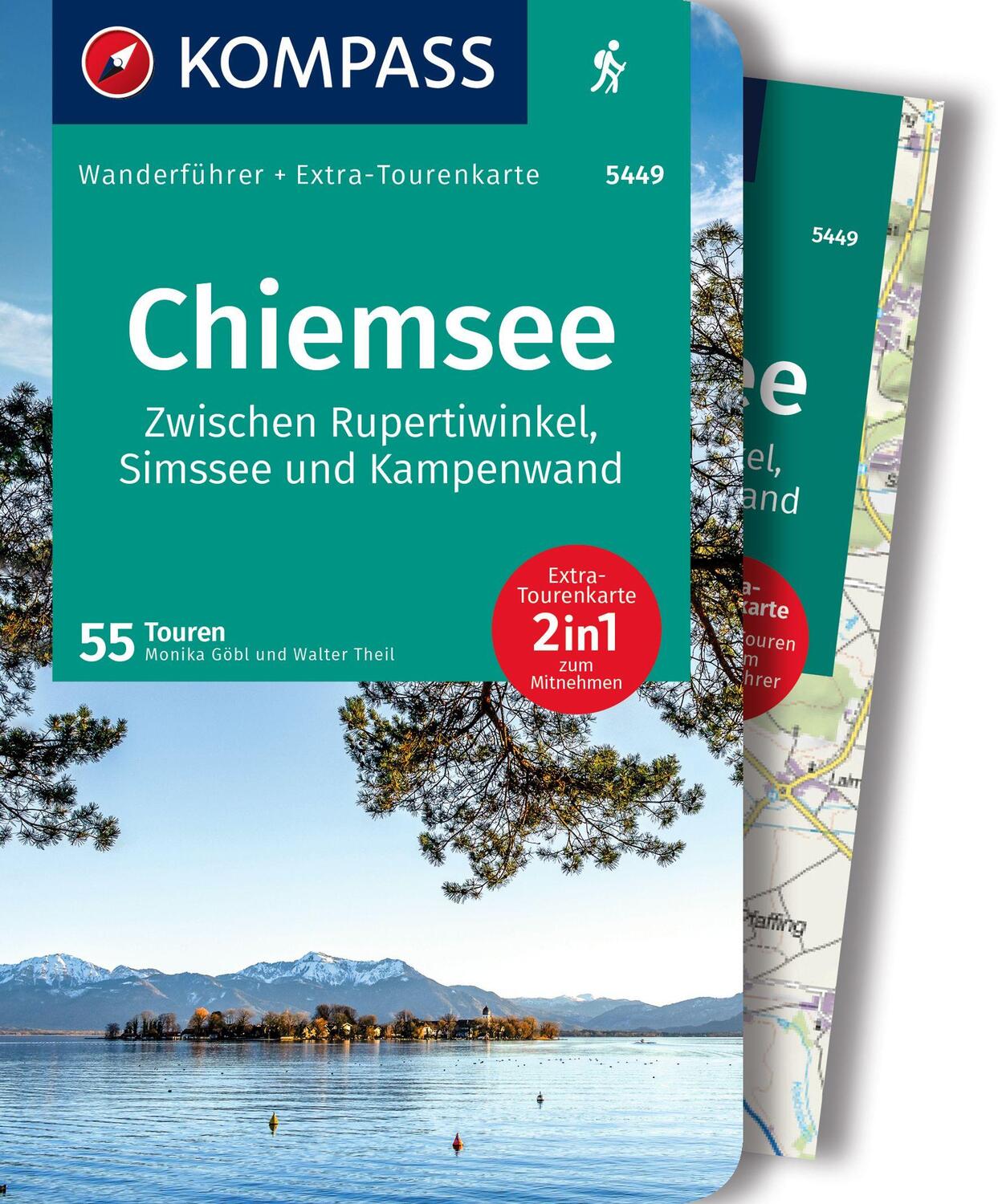 Cover: 9783991216230 | KOMPASS Wanderführer Chiemsee, Zwischen Rupertiwinkel, Simssee und...
