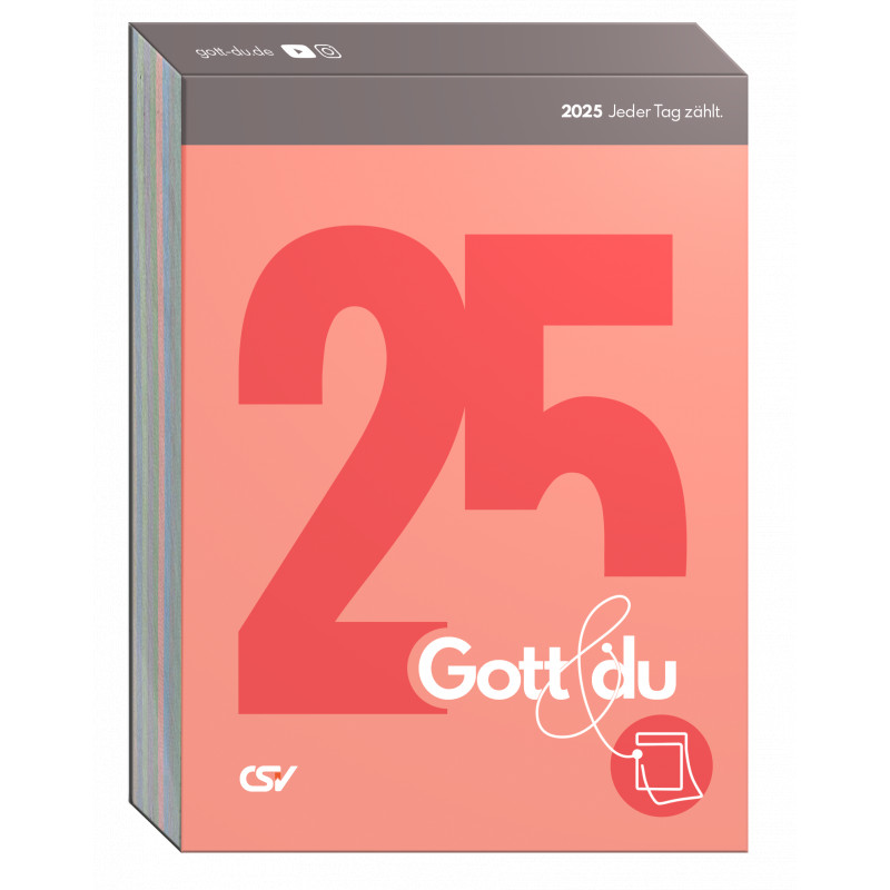 Cover: 9783892879749 | Gott &amp; du - Jeder Tag zählt 2025 - Abreißkalender | Sonstiges | 2025