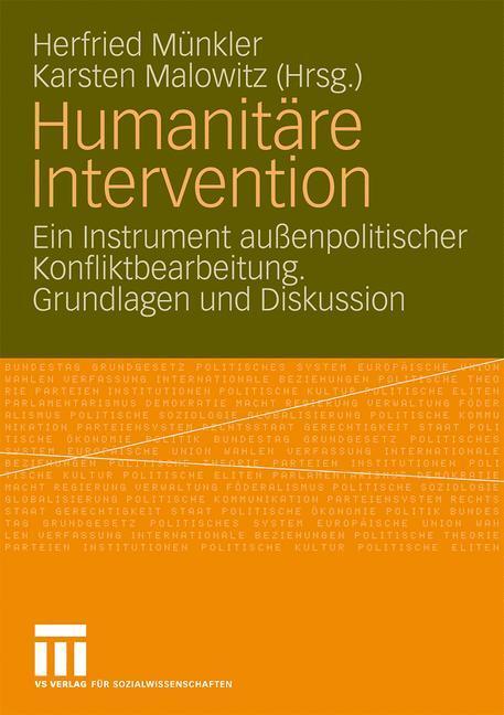 Cover: 9783531145914 | Humanitäre Intervention | Herfried Münkler (u. a.) | Taschenbuch