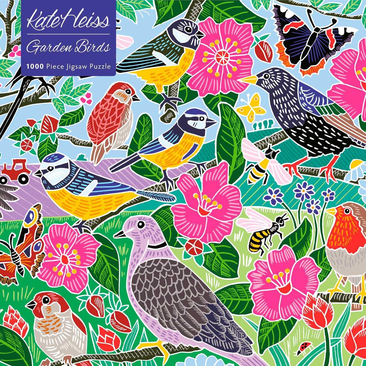 Cover: 9781804172841 | Adult Jigsaw Puzzle: Kate Heiss: Garden Birds | Stück | Schachtel