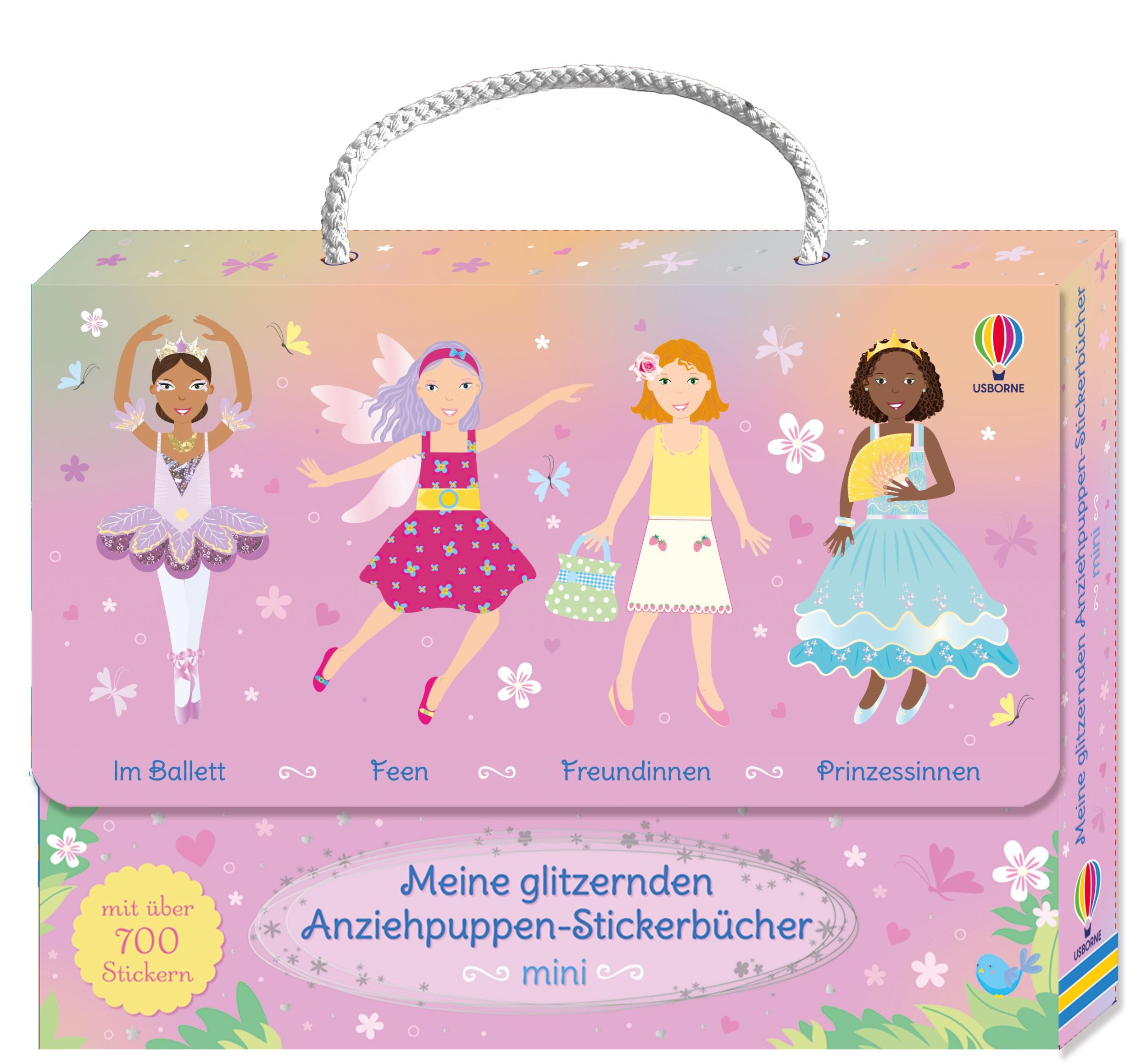 Cover: 9781035704088 | Meine glitzernden Anziehpuppen-Stickerbücher mini: Im Ballett,...