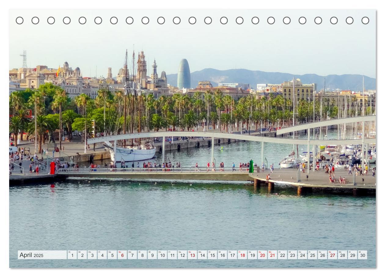 Bild: 9783383848186 | BARCELONA - Metropole am Mittelmeer (Tischkalender 2025 DIN A5...