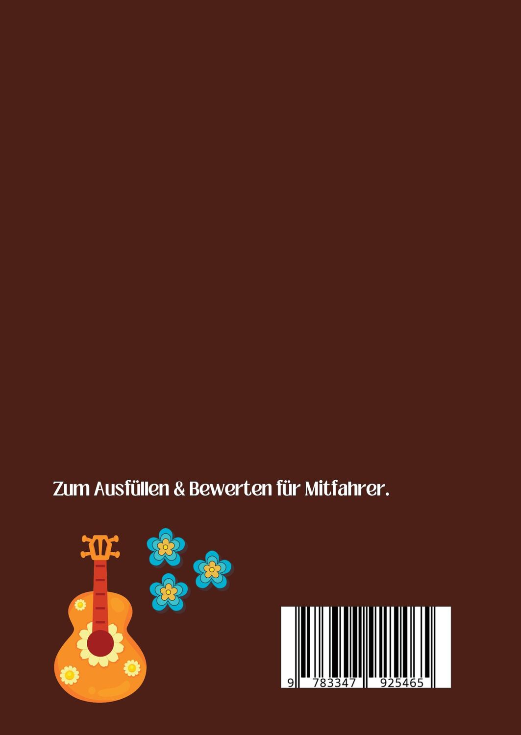 Rückseite: 9783347925465 | Beifahrer Gästebuch | Nora Milles (u. a.) | Buch | 88 S. | Deutsch