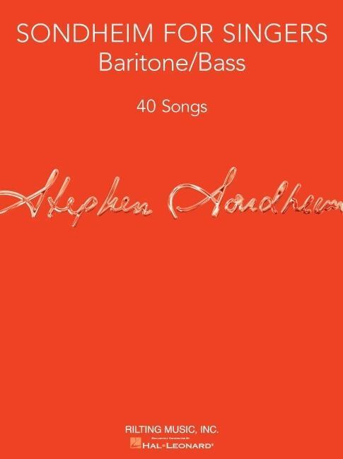Cover: 9781480367173 | Sondheim for Singers: Baritone/Bass | Richard Walters | Taschenbuch