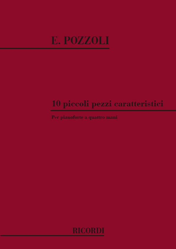 Cover: 9790041297521 | 10 Piccoli Pezzi Caratteristici | Ettore Pozzoli | Buch | 1984