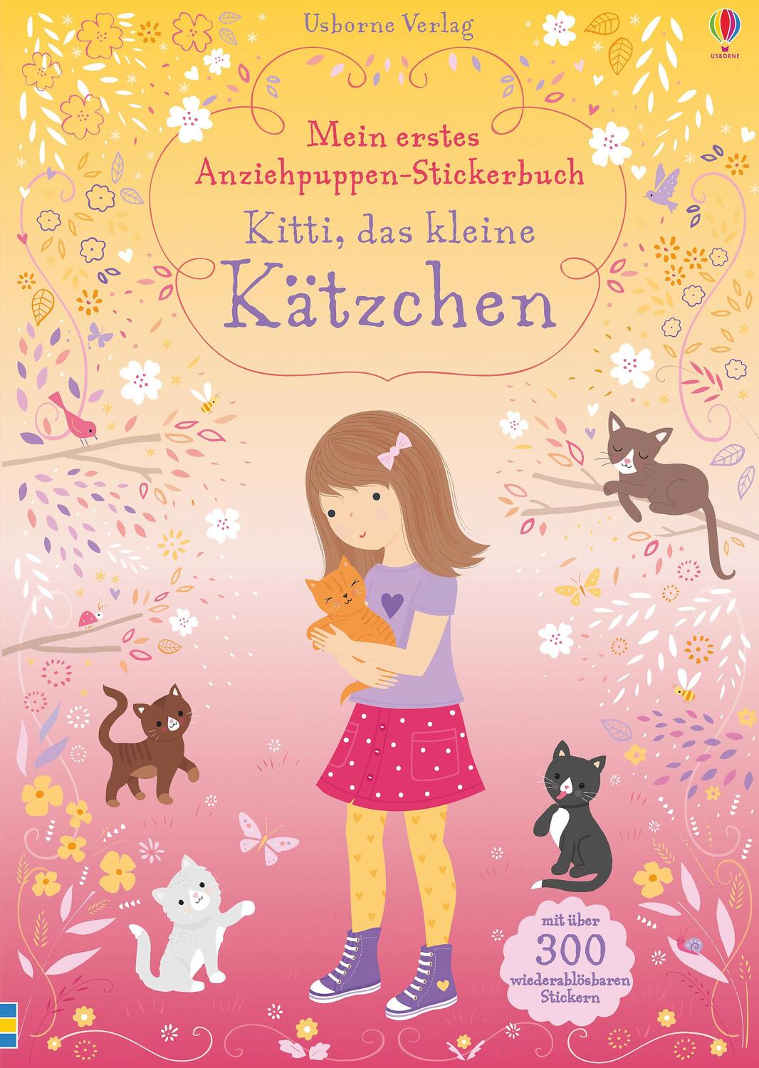Cover: 9781789412697 | Mein erstes Anziehpuppen-Stickerbuch: Kitti, das kleine Kätzchen