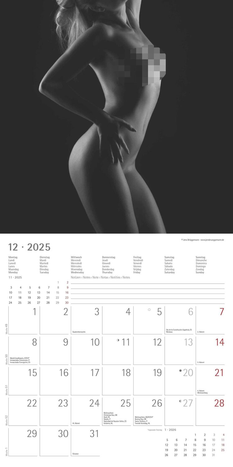 Bild: 4251732340988 | Feminine 2025 - Broschürenkalender 30x30 cm (30x60 geöffnet) -...