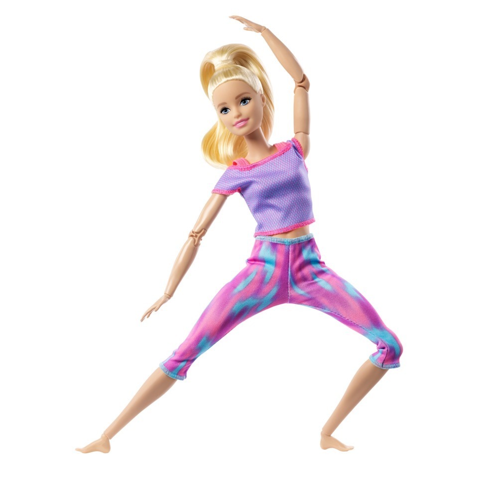 Bild: 887961954951 | Barbie Made to Move Puppe (blond) im lila Yoga Outfit | Stück | 2021