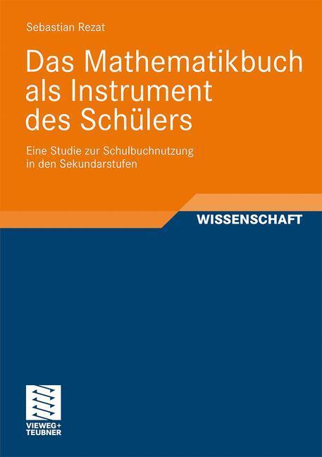Cover: 9783834809711 | Das Mathematikbuch als Instrument des Schülers | Sebastian Rezat | xx