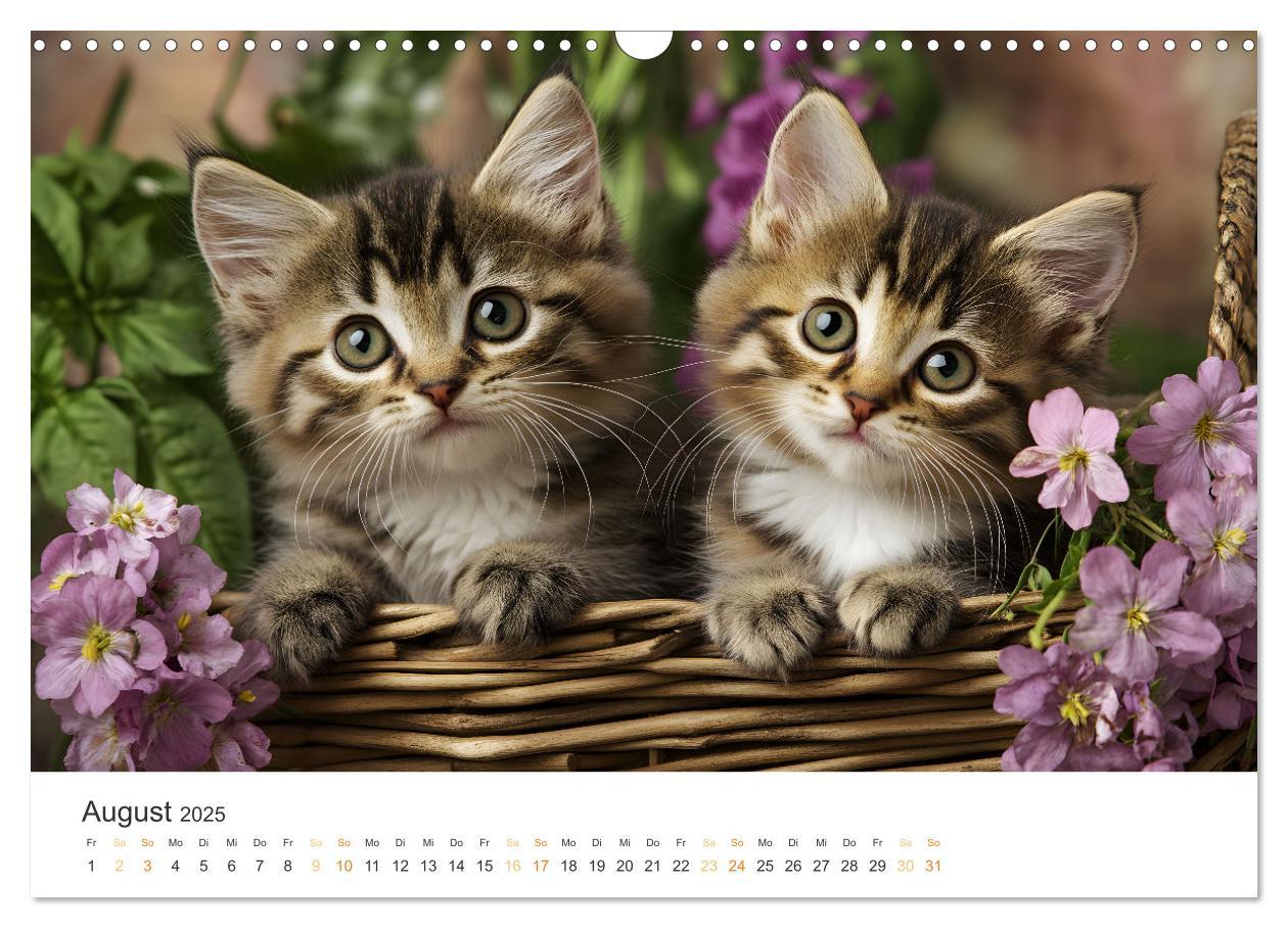 Bild: 9783457207994 | Zauberhafte Katzenbabys (Wandkalender 2025 DIN A3 quer), CALVENDO...