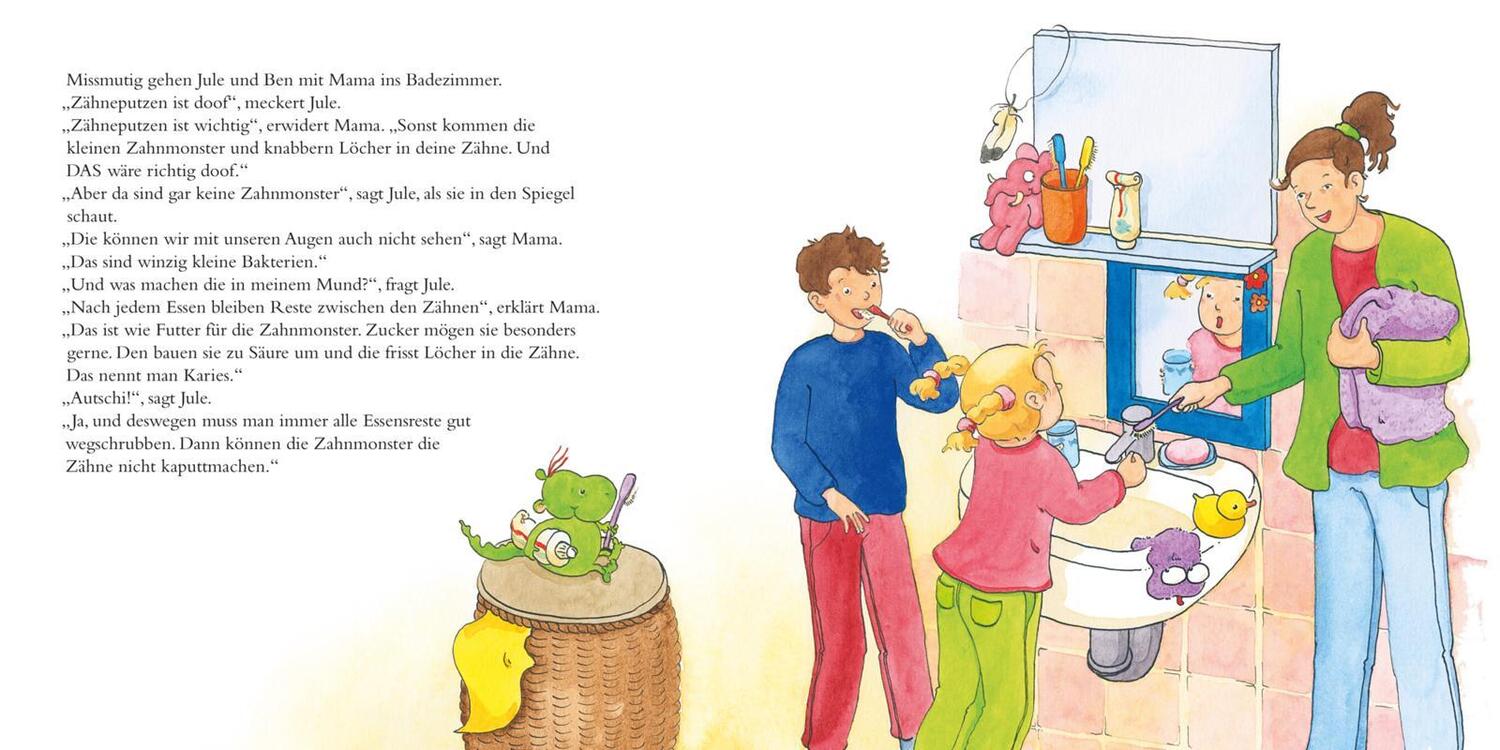 Bild: 9783551080387 | LESEMAUS 138: Jule putzt sich die Zähne - und Mama hilft mit | Buch