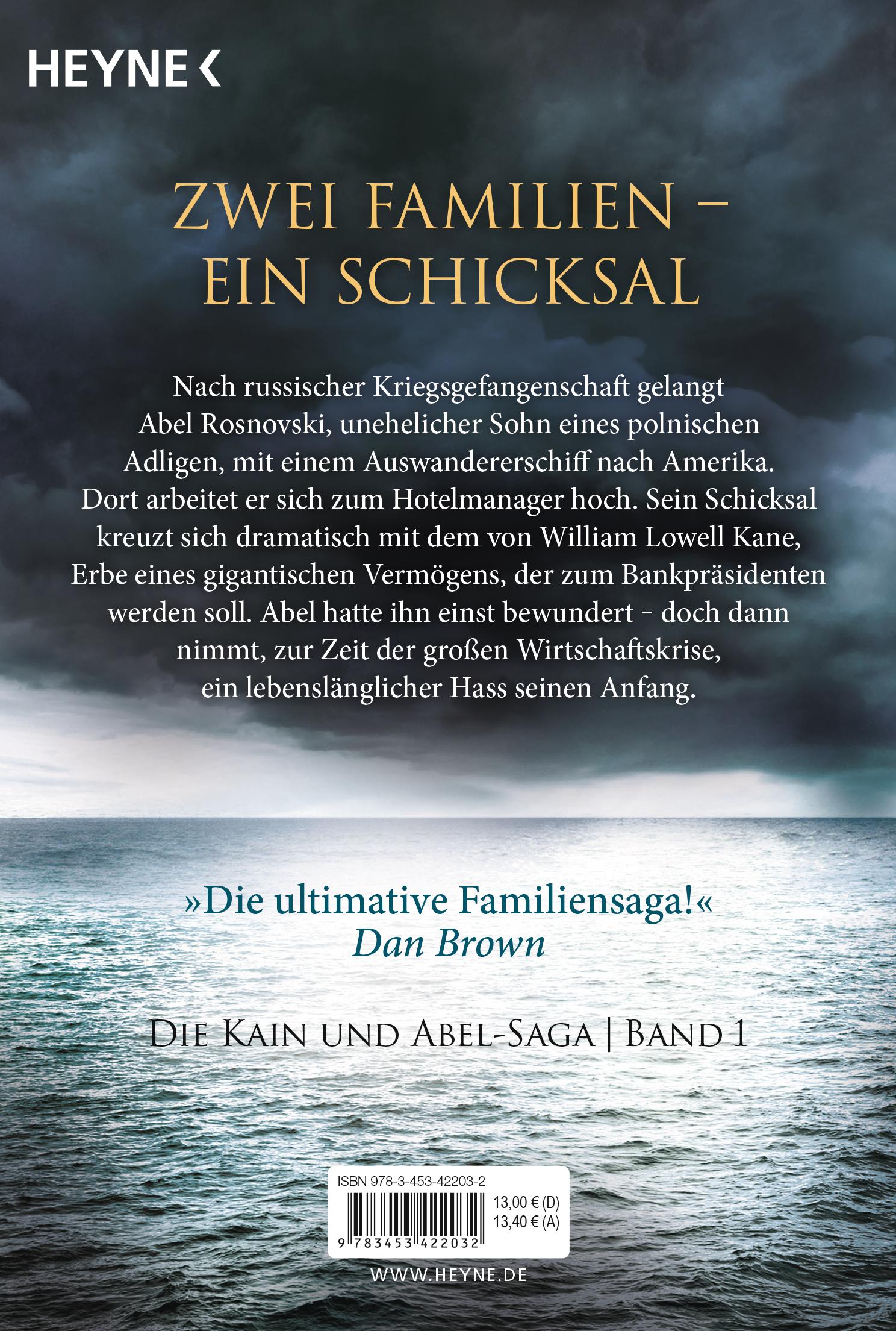 Bild: 9783453422032 | Kain und Abel | Kain und Abel 01 - Roman | Jeffrey Archer | Buch