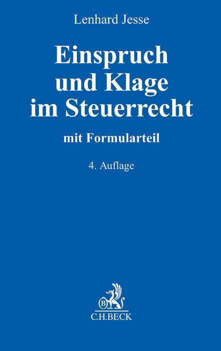 Cover: 9783406696732 | Einspruch und Klage im Steuerrecht | Lenhard Jesse | Buch | XXXV