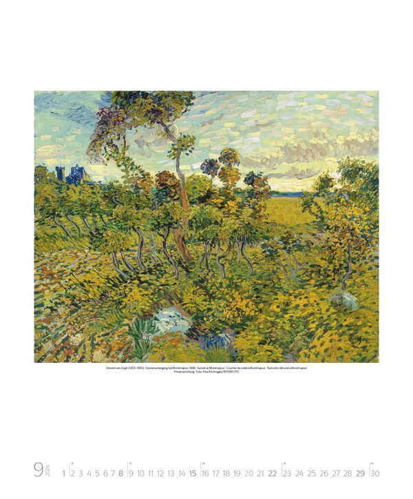Bild: 9783731868361 | Vincent van Gogh 2024 | Korsch Verlag | Kalender | Spiralbindung