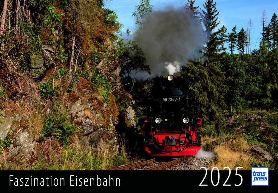 Cover: 9783613717183 | Faszination Eisenbahn 2025 | Kalender | Motorbuch Kalender | 14 S.