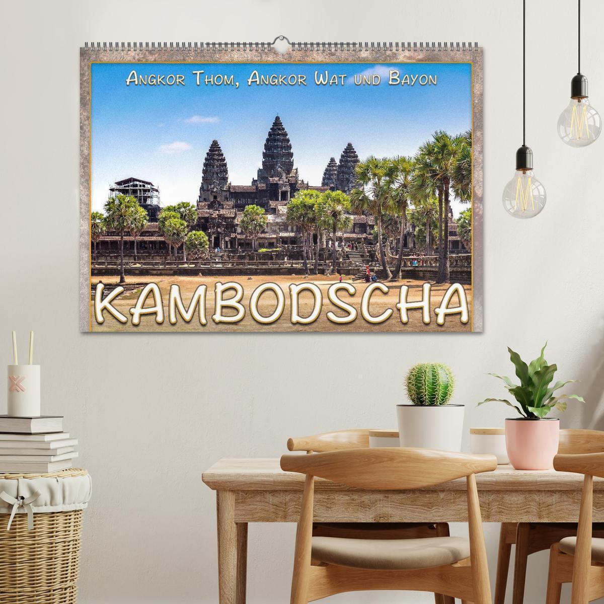 Bild: 9783435471119 | Kambodscha, Angkor Thom, Angkor Wat und Bayon (Wandkalender 2025...