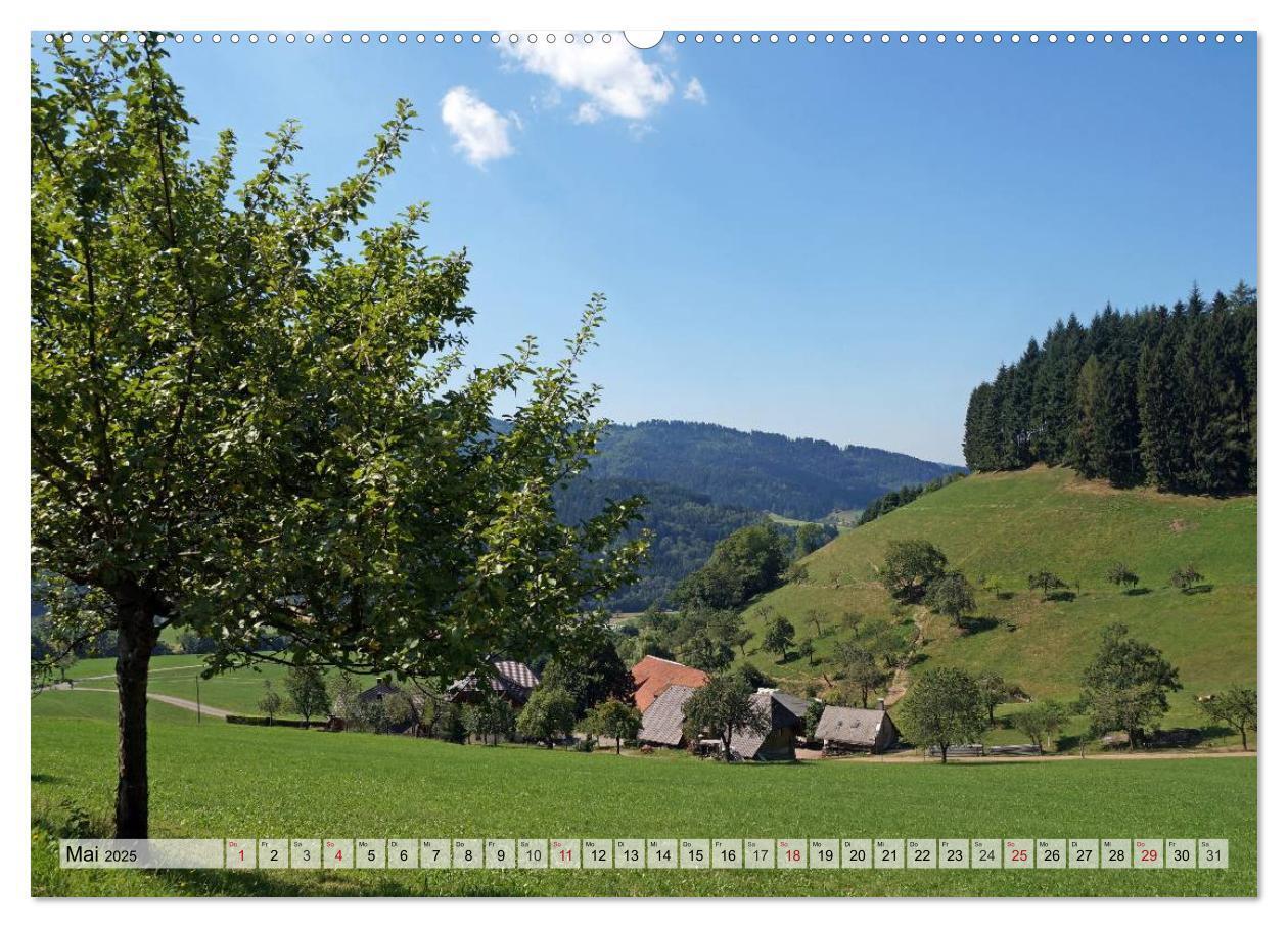 Bild: 9783435572205 | Glottertal im Schwarzwald (hochwertiger Premium Wandkalender 2025...