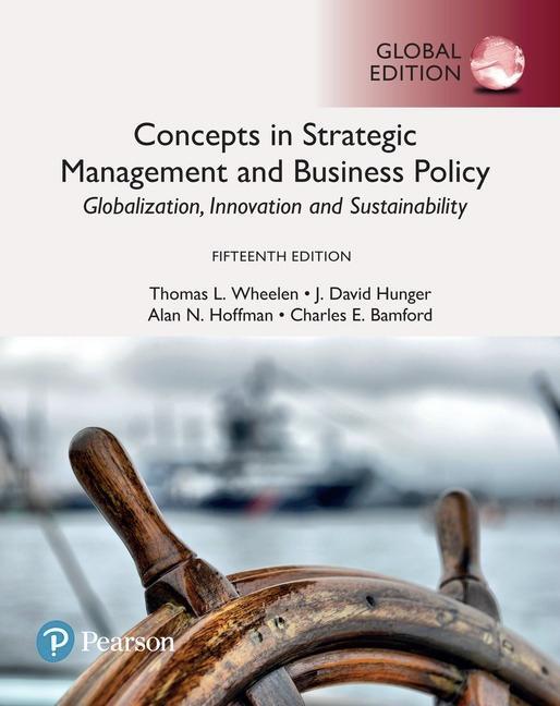 Cover: 9781292227290 | Concepts in Strategic Management and Business Policy:...