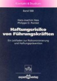 Cover: 9783816914433 | Haftungsrisiko von Führungskräften | Hans J/Pointet, Philippe O Hess