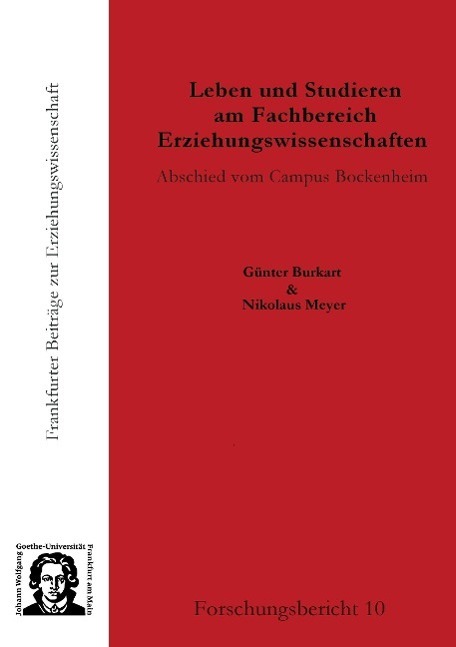 Cover: 9783981476163 | Leben und Studieren am Fachbereich Erziehungswissenschaften | Buch