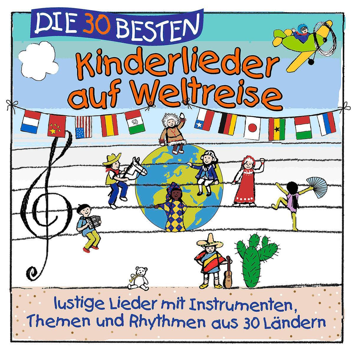 Cover: 4260167470450 | Lamp & Leute - Die 30 besten Kinderlieder auf Weltreise | Audio-CD