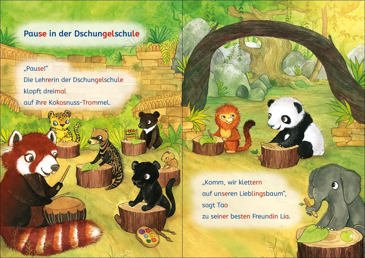 Bild: 9783743210592 | Leselöwen Lesetraining 1. Klasse - Ein Panda in der Dschungelschule