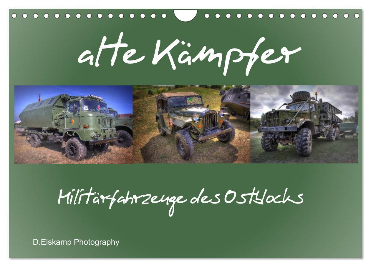 Cover: 9783675700642 | alte Kämpfer- Militärfahrzeuge des Ostblocks (Wandkalender 2024 DIN...
